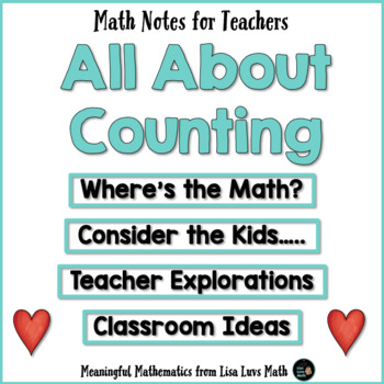 Preview of FREE! Counting | Math Notes for Teachers