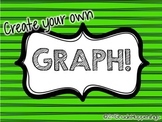 FREE Create a survey and make a graph template- Common Cor