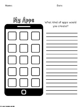 FREE Create your own apps TEMPLATE by Lau s Teaching Lair TpT