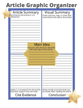 Preview of FREE Custom Graphic Organizer | ONLINE Ready! | Interactive | Student Focused