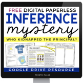 Inference Activity - Digital Mystery Reading Challenge - K