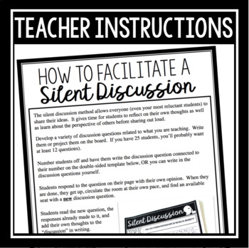 Big Paper: Building a Silent Conversation Teaching Strategy