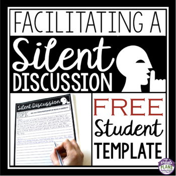 Preview of Discussion Activity - Silent Discussions Method Template for Any Subject
