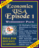 FREE DISTANCE LEARNING Economics USA Episode 1 Worksheet -- FREE ONLINE VIDEO