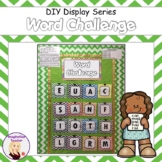 FREE DIY Display Series Word Challenge