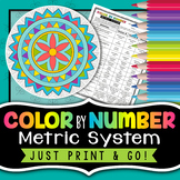 FREE DOWNLOAD - Metric System - Color by Number - Back to School Science