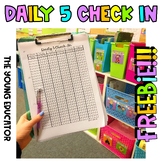 FREE Daily 5 Literacy Check in!