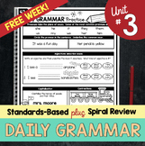 FREE Daily Grammar Worksheets First Grade Second DIGITAL Contractions Pronouns