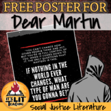 FREE Dear Martin by Nic Stone Quote Poster