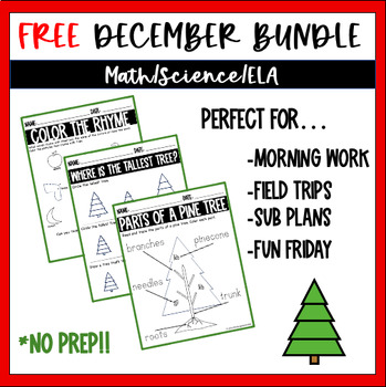 Preview of FREE December Mini Bundle!