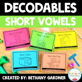 LEVEL B - Phonics, Sight Words, Short Vowel, Decodable Storybooks