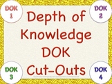 FREE Depth of Knowledge DOK Cutouts