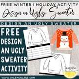 FREE Design an Ugly Sweater Fun Christmas Art Project Wint