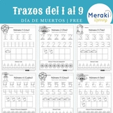 FREE Dia de Muertos (Day of the Dead Activities) Trace Num