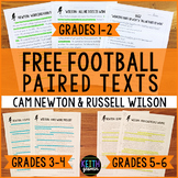 FREE Differentiated Paired Texts: Cam Newton and Russell W