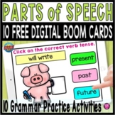 FREE Digital Boom Cards Mixed Grammar Practice Activities