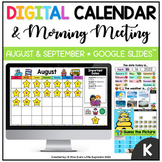 FREE Digital Calendar and Morning Meeting | August & Septe