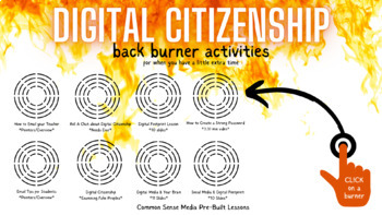 Preview of FREE Digital Citizenship Quick Advisory Activities 