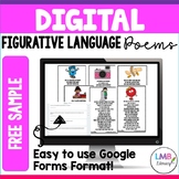 FREE Digital Figurative Language Poetry, Google Forms
