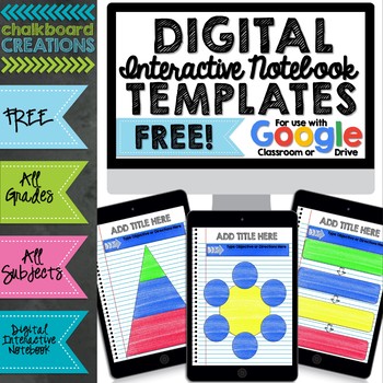 Free Digital Interactive Notebook Graphic Organizer Template Sample Google