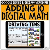 FREE Digital Math Centers for Adding 10 for Distance Learning