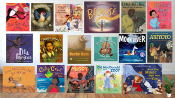 Preview of Digital Music Book Library- 58 Book links!- Choice Board- Sub Friendly