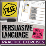 FREE Digital Persuasive Language Worksheets