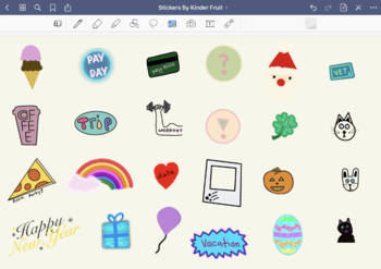 goodnotes transparent free digital planner stickers png