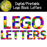 FREE Digital/Printable Lego Block Letters