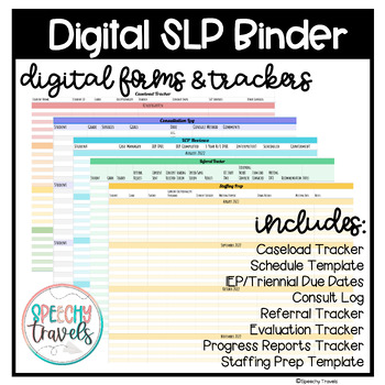 Preview of FREE Digital SLP Binder