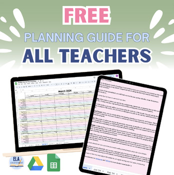 Preview of FREE Digital Teacher Planner