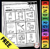 FREE Digraph Worksheet - Printable to support Digraphs and