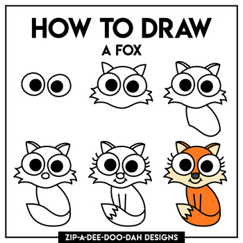 Preview of FREE Directed Drawing / How To Draw Series Day 10 {Zip-A-Dee-Doo-Dah Designs}