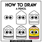 FREE Directed Drawing / How To Draw Series Day 14 {Zip-A-D