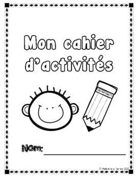 Preview of FREE Distance Learning: CAHIER D'ACTIVITÉS- 2e année (FRENCH)