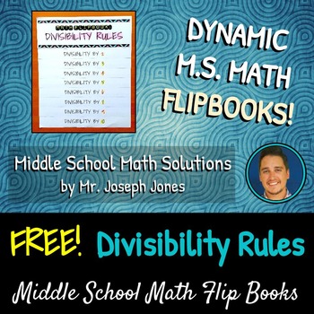 Preview of FREE Divisibility Rules Flip Book