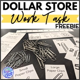 FREE Dollar Store Vocational Work Task Boxes with Visuals 