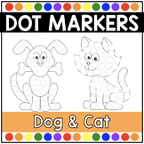 FREE Dot Marker Activities | DOG & CAT Printable FREEBIE for Do a Dot Markers