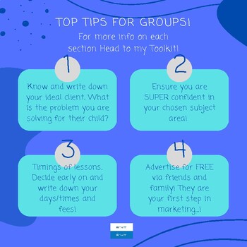 Preview of FREE Downloadable tips for Group Tutoring
