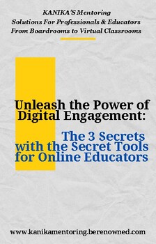 Preview of FREE E-Guide for Online Educators : 3 Secrets with secret tools for teachers