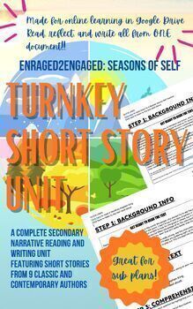 Preview of FREE E2E Short Story Digital Learning Unit--TURNKEY SUB PLANS!