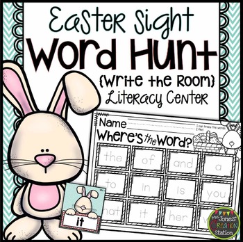 Preview of FREE EASTER SIGHT WORD HUNT - WRITE THE ROOM
