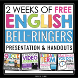 Free English Bell Ringers Vol 1 Sample - Lit Devices, Disc