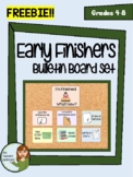 FREE Early Finishers Bulletin Board Posters - Intermediate
