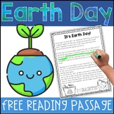 FREE Earth Day Reading Passage and Comprehension Questions