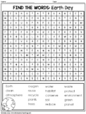 FREE Earth Day Word Search Puzzle