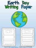 FREE Earth Day Writing Paper for Kindergarten or First Grade