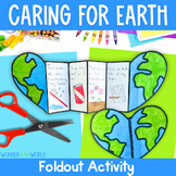 FREE Earth Day foldable activity protecting our planet craft