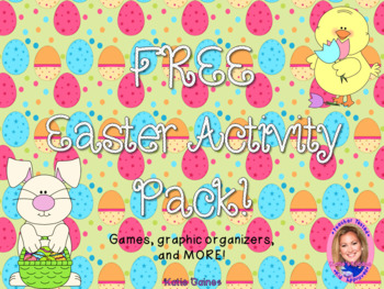 Preview of FREE Easter Activity Pack!