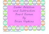FREE Easter Addition and Subtraction Board Games